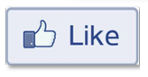 Blue rectangular box with a clip art of thumbs up and the word LIKE aka facebooks like button